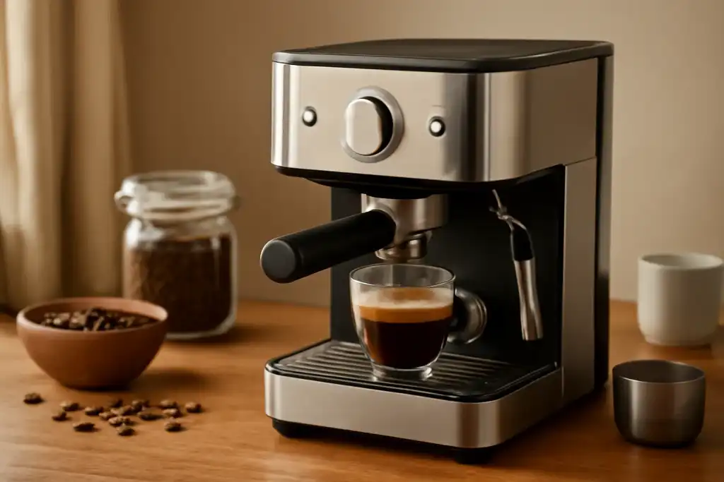 Editorial photograph related to espresso machine under $500