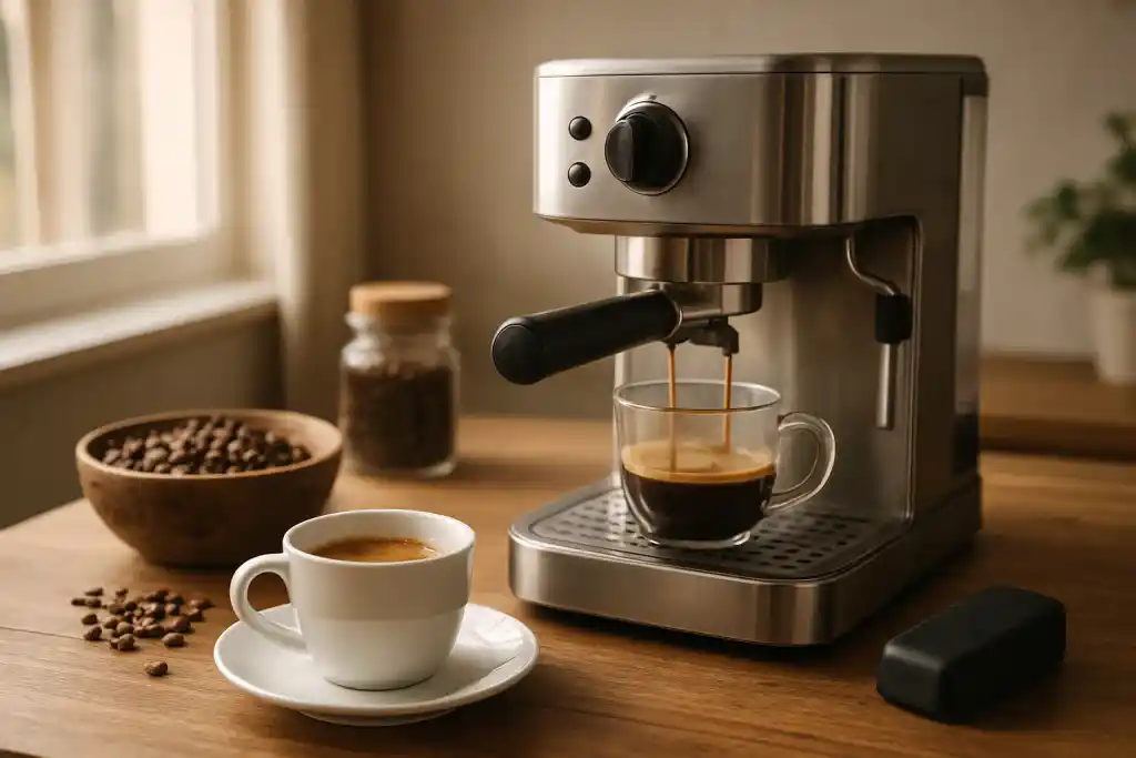 Editorial photograph related to fix sour espresso shot